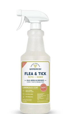 Wondercide Flea And Tick Spray For Pets Lamongrass 32oz