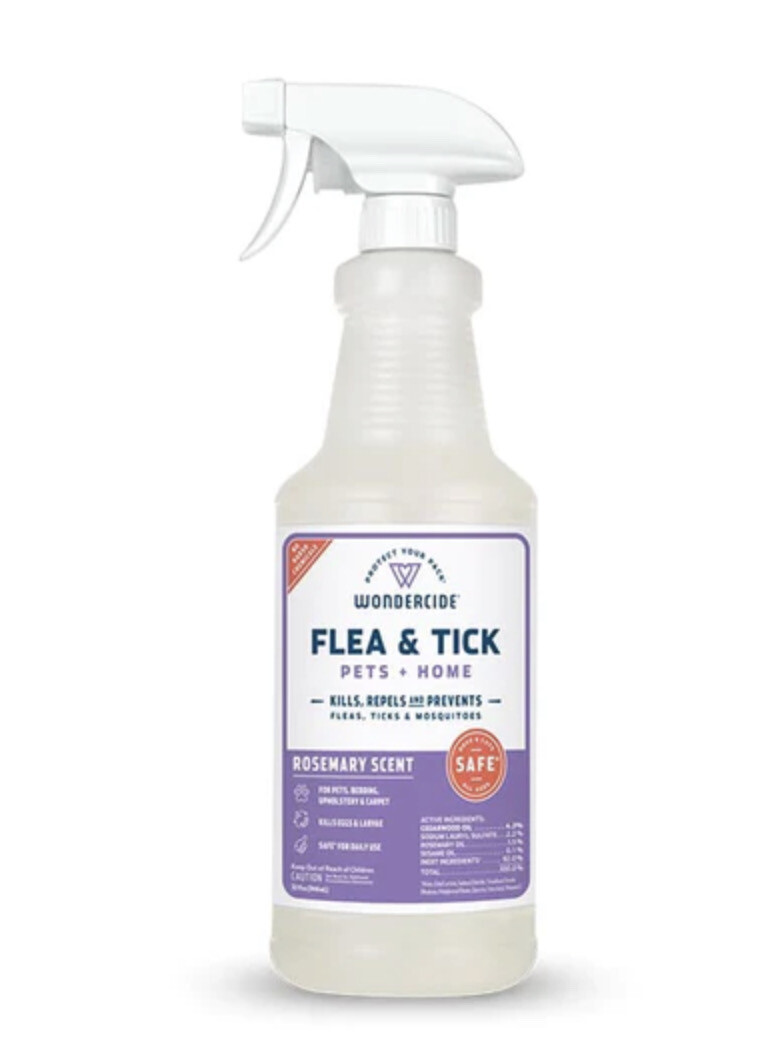 Wondercide Flea And Tick Spray For Pets Rosemary 32oz