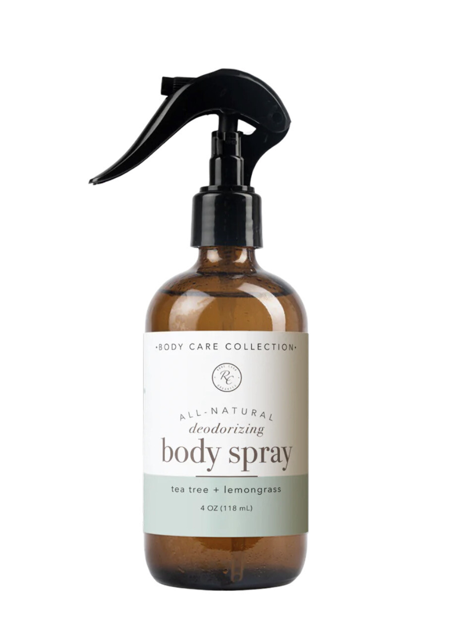 Rowe Casa Organics Deodorizing Body Spray Tea Tree + Lemongrass 4oz