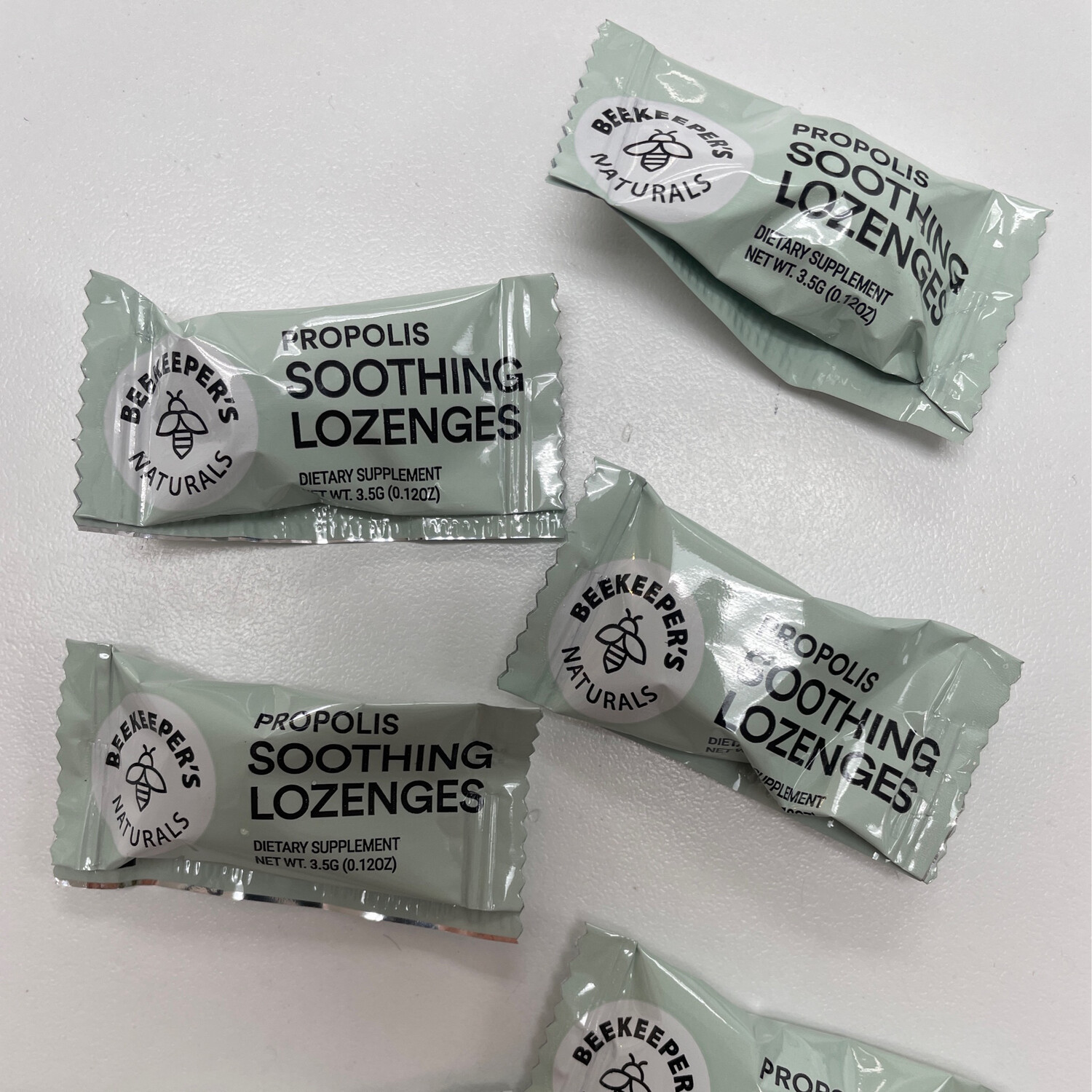 Beekeeper's Soothing Lozenges Peppermint + Eucalytus Singles