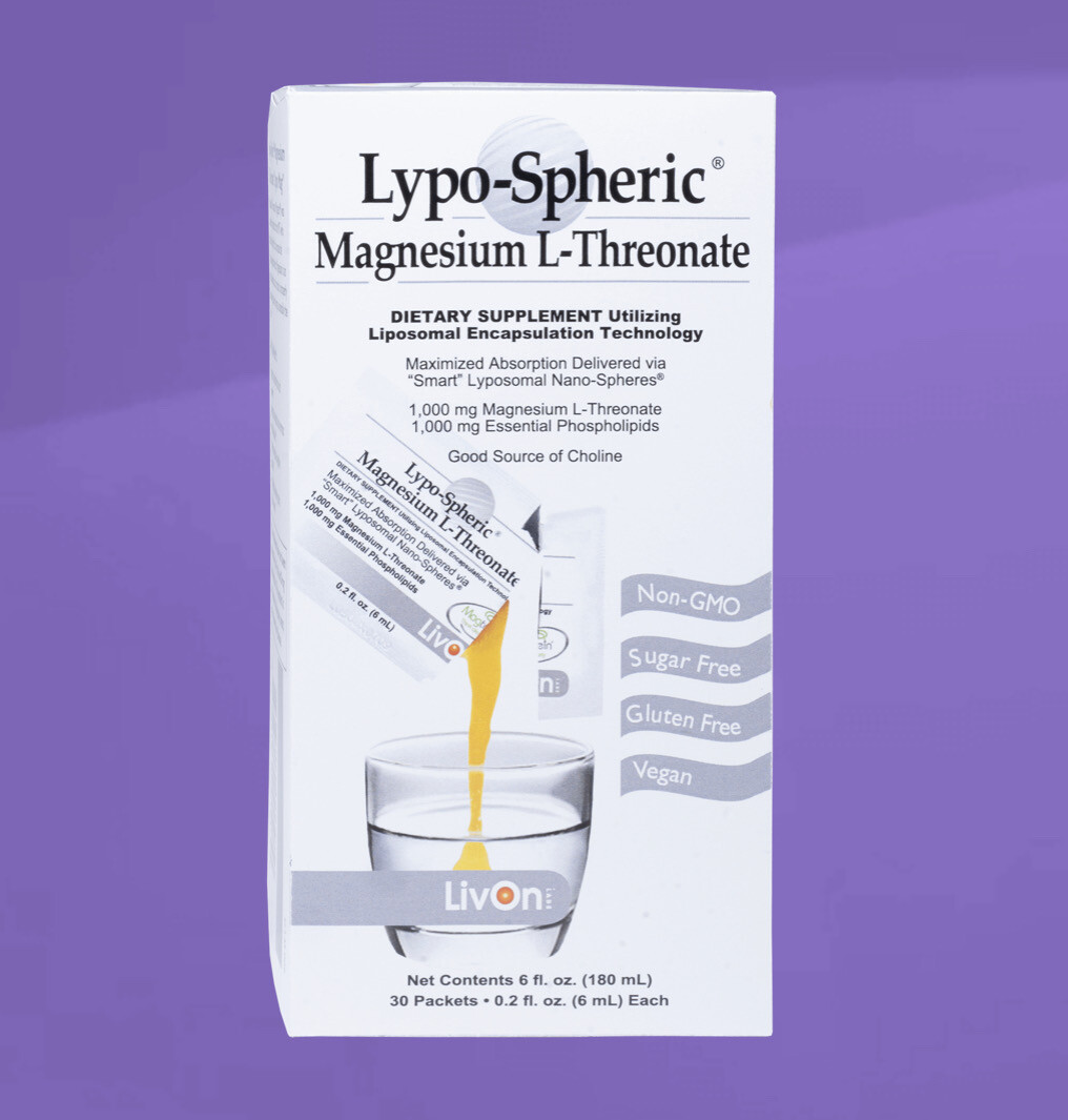 LivOn Lypo- Spheric Magnesium L- Threonate Singles
