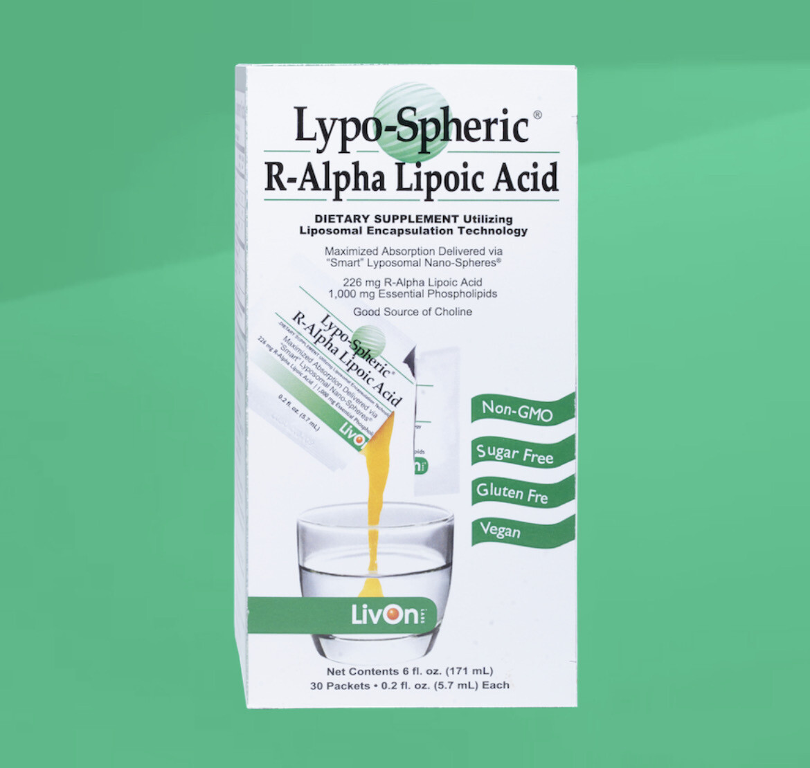 Lypo-Spheric R-Alpha Lipoic Acid Single