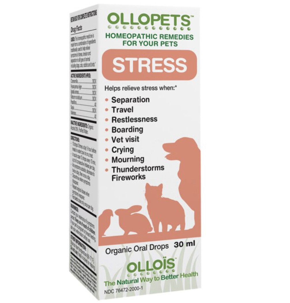 Ollopets Stress Homeopathic For Pets 30ml