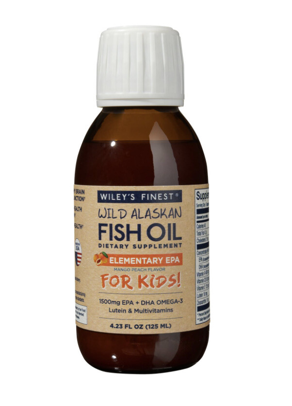 Wileys Finest Fish Oil Elementary EPA For Kids Liquid
