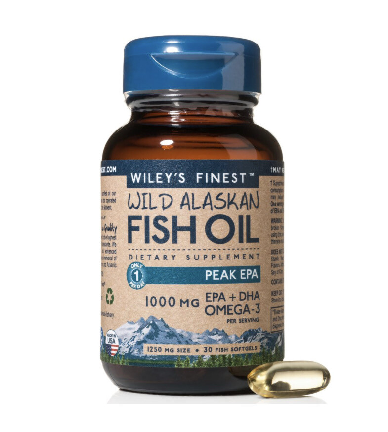 Wileys Finest Fish Oil Peak EPA 30 Softgels