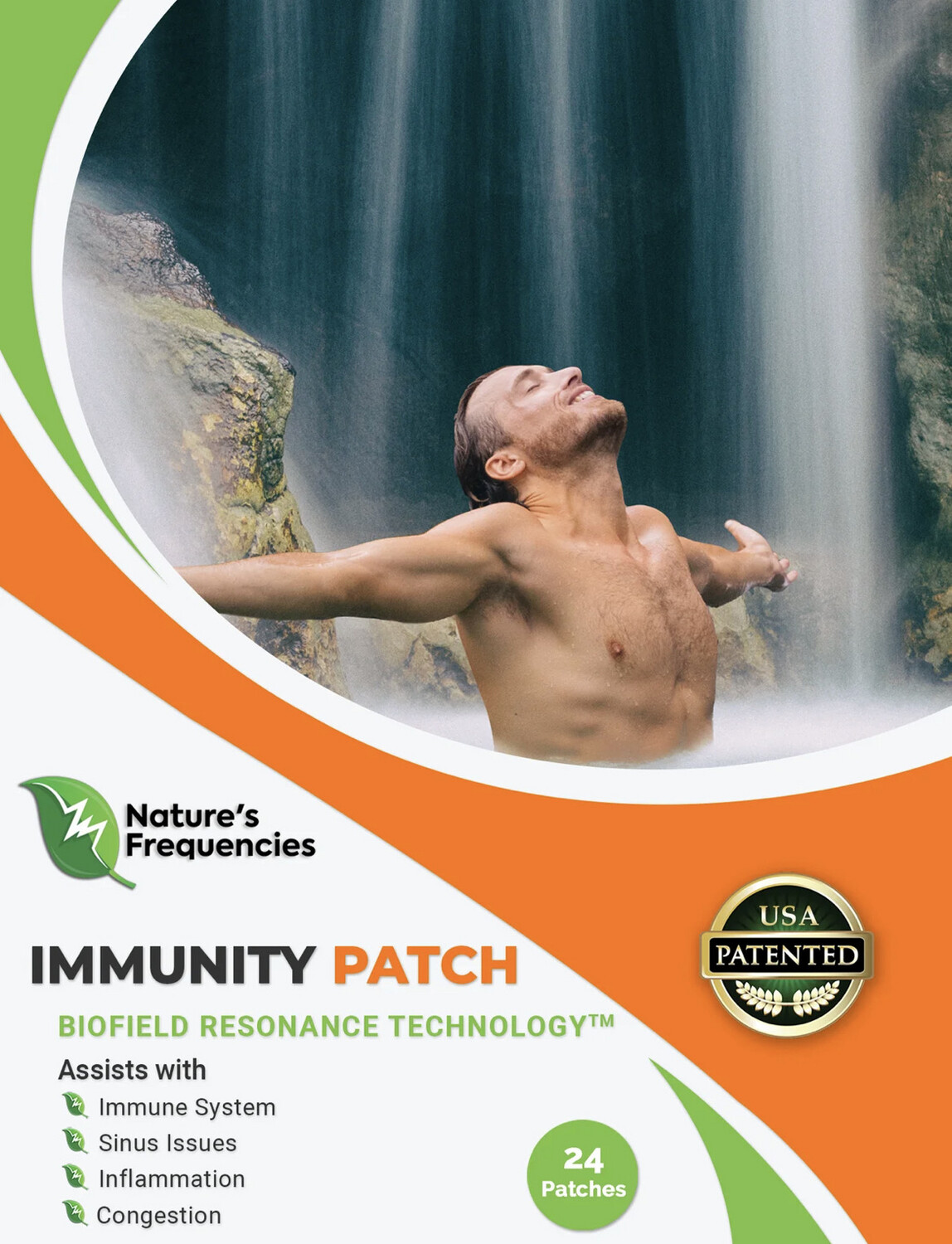 Natures Frequencies Immunity Patch 24 Patches