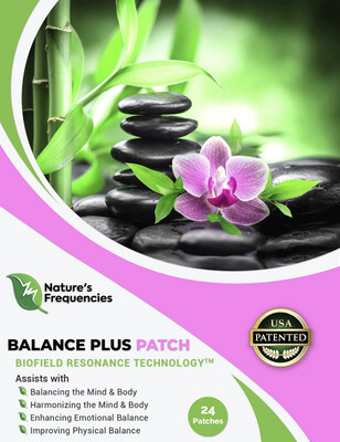 Natures Frequencies Balance Plus Patch 24 Patches