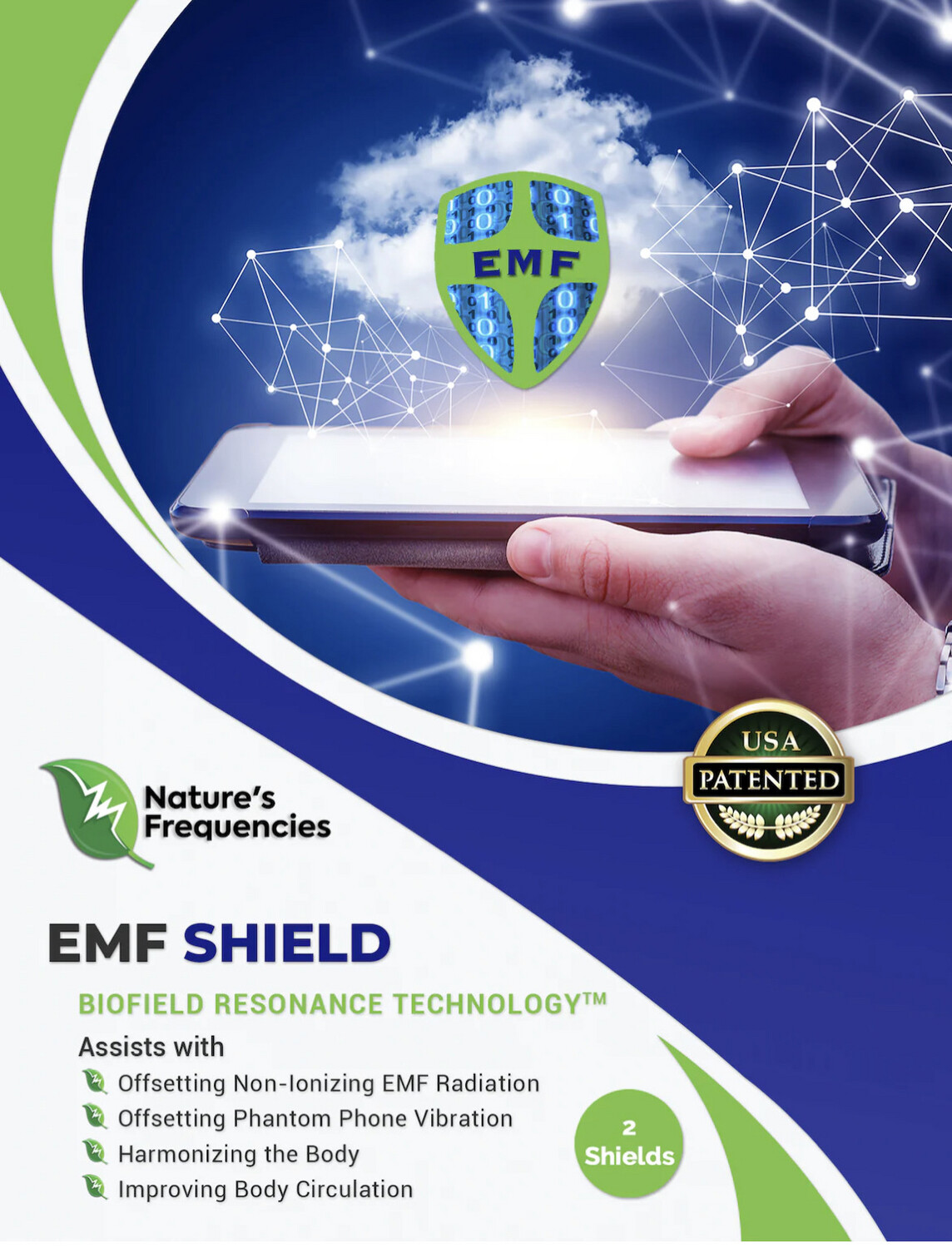 Natures Frequenices EMF Shield 2 Shields