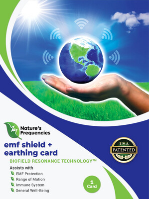 Natures Frequencies EMF Shield + Earthing Card 1 Card