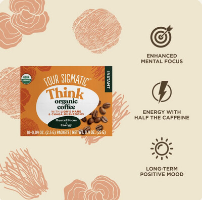 Four Sigmatic Box Think Instant Coffee Mix