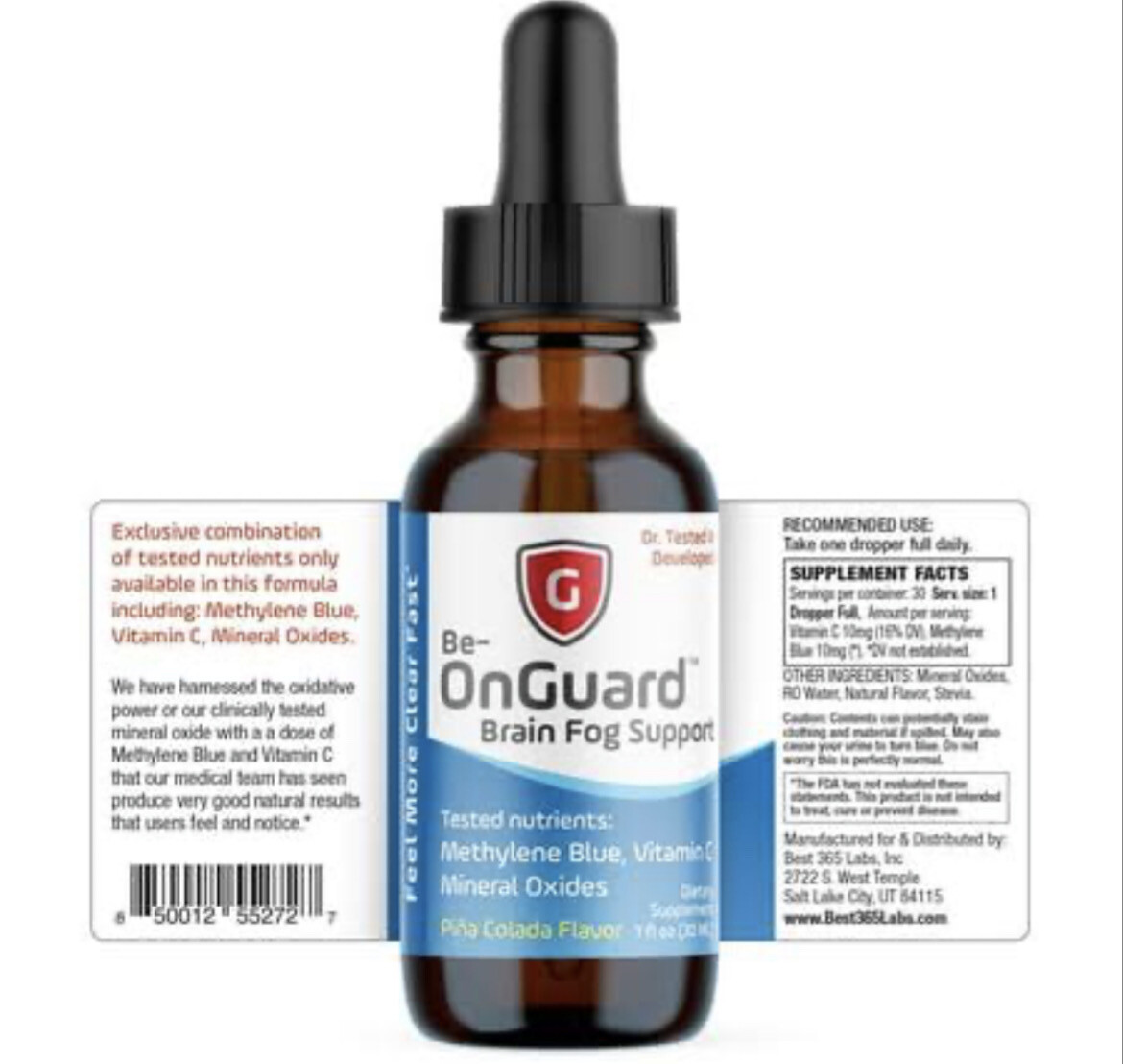 Best Labs 365 Be On Guard Brain Fog Support 1 Oz