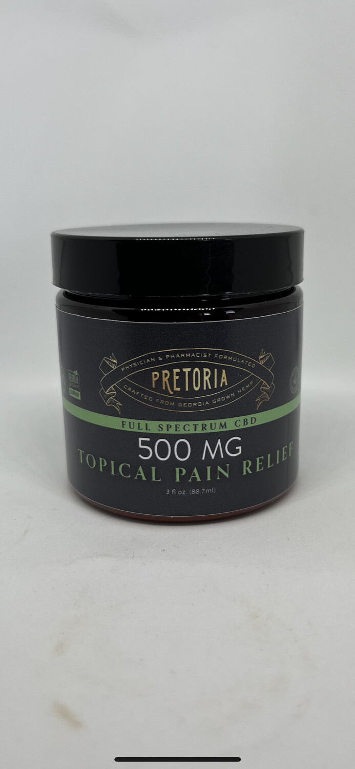 PRETORIA PAIN CREAM 500MG