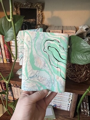 Handmade Sketchbook w/Abstract Watercolor Cover
