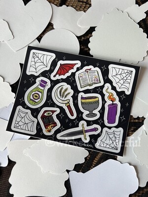 Witch's Toolkit Sticker Sheet