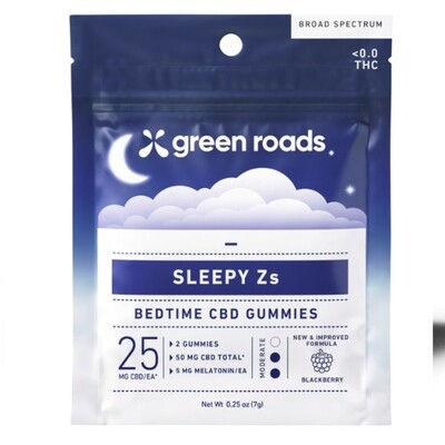 GREEN ROADS™ SLEEPY Z’S - BEDTIME CBD GUMMIES