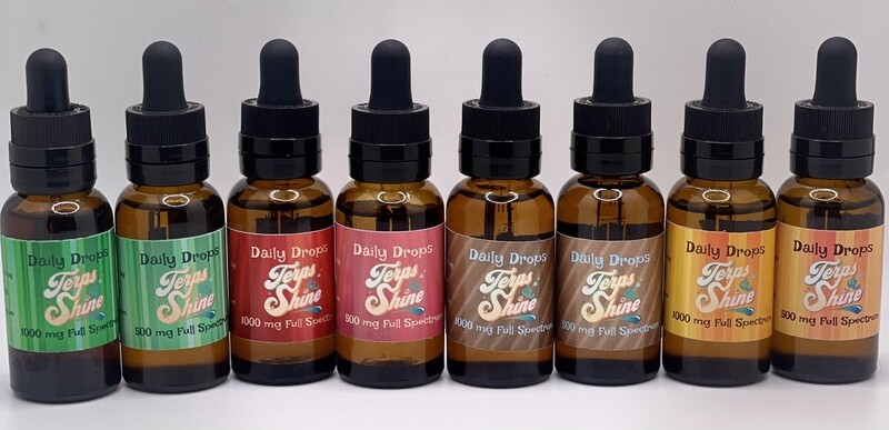 TERPS &amp; SHINE WHOLE-SPECTRUM CBD OIL