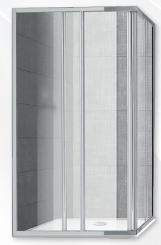 BOX DOCCIA 2 ANTE TRASP.3 MM RET.68-80 X 79-90 CRISTALLO