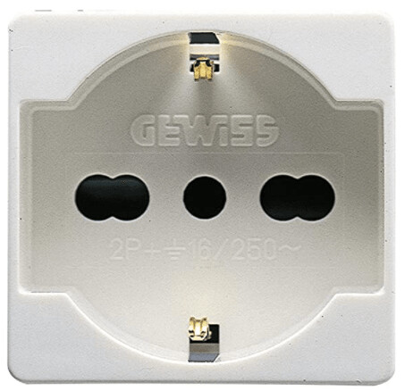 PRESA SIEMENS 2P + T BIVALENTE GEWISS 20246