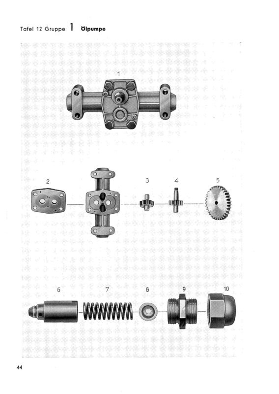 Hanomag R12, R12KB Ersatzteilliste 10-3 Hanomag R12, R12KB Ersatzteilliste 10-3