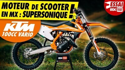 Motocross - Modèle KTM Orange