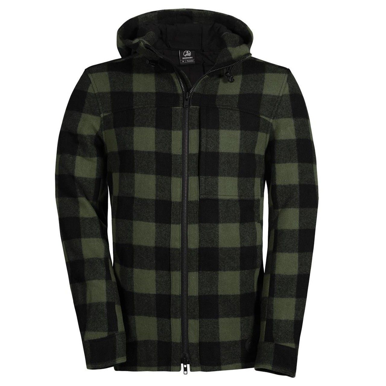 Swanndri Hudson Hoodie Olive/Black Check