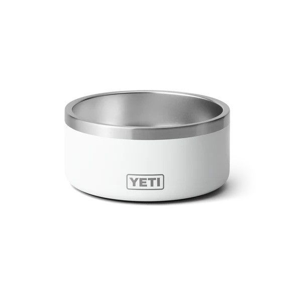 Boomer 4 Dog Bowl, Colour Options: White