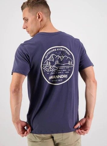 Swanndri Barton Printed T Shirt