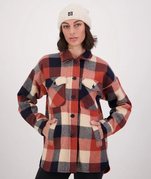 Swanndri Anchorage Wool Shirt Jacket Georgia Check