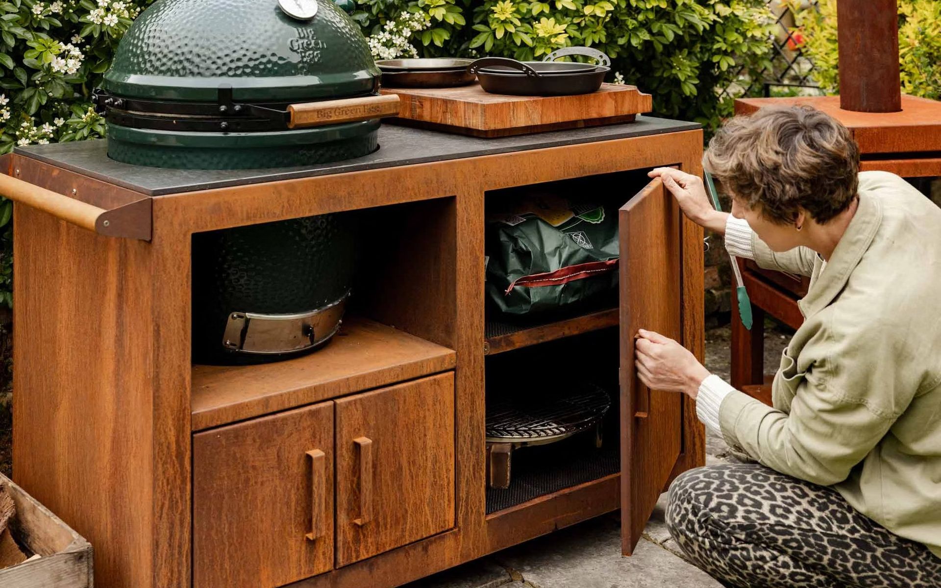Corten Steel Kitchen