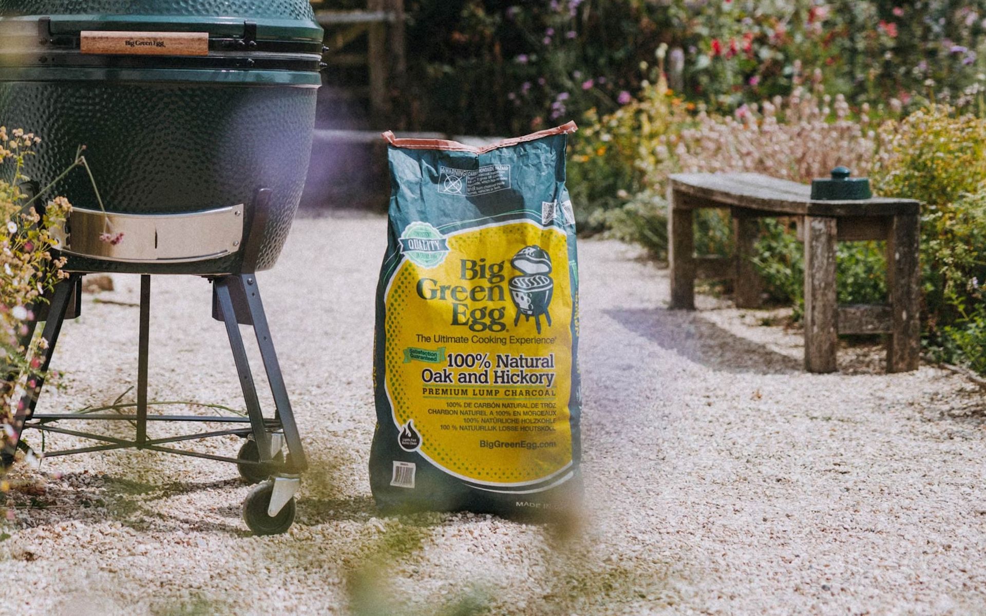 Premium 100% Natural Oak & Hickory Lump Charcoal