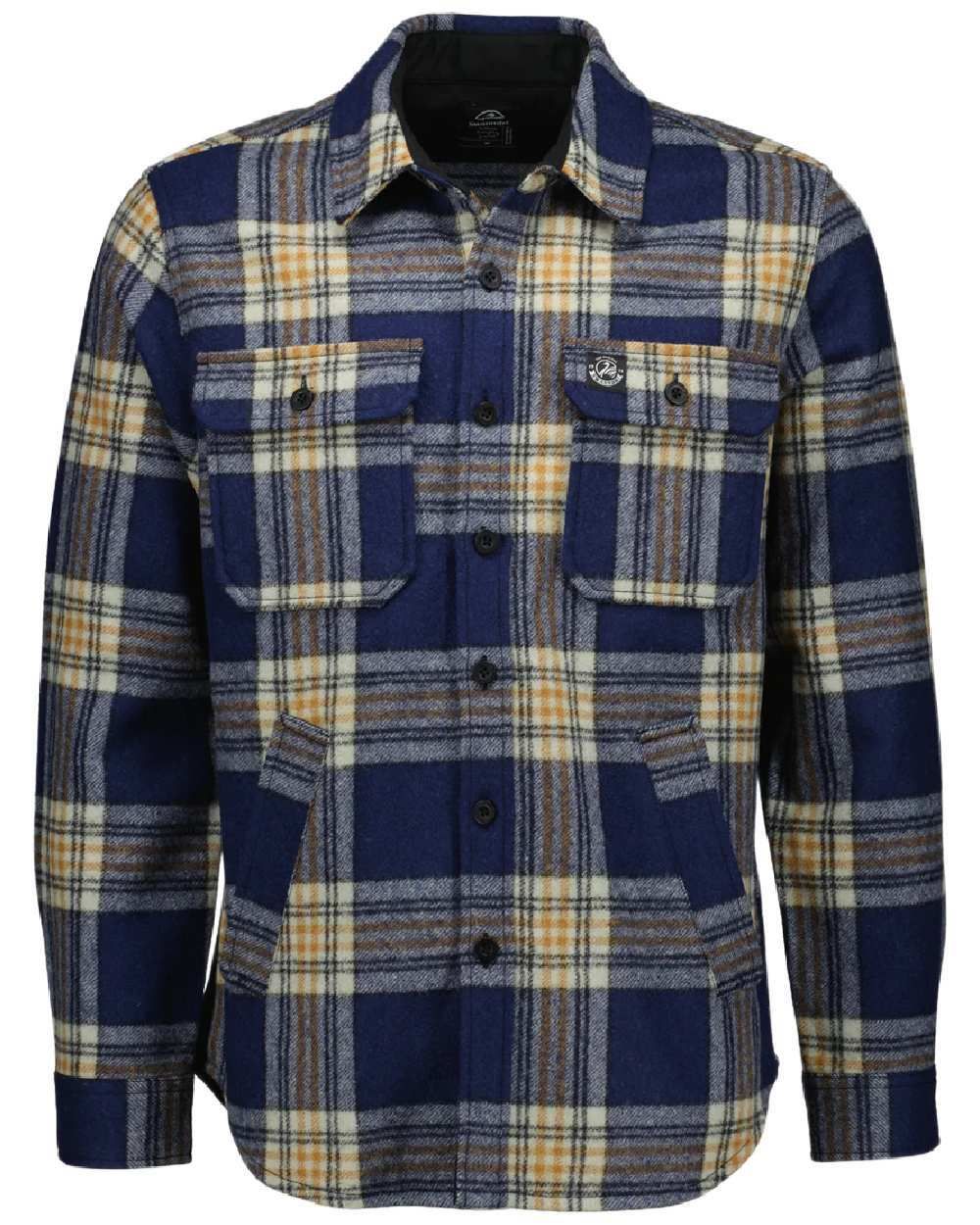 Swanndri Kiaraki v3 Wool Shacket Atlantic Check
