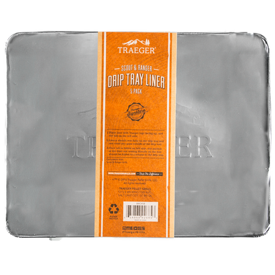 TRAEGER DRIP TRAY LINERS - 5 PACK - RANGER GRILL TRAEGER DRIP TRAY LINERS - 5 PACK - RANGER GRILL