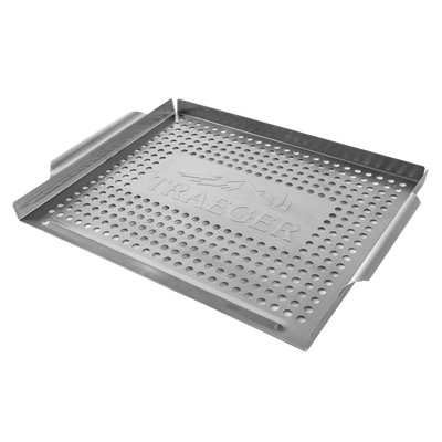 TRAEGER STAINLESS GRILL BASKET TRAEGER STAINLESS GRILL BASKET