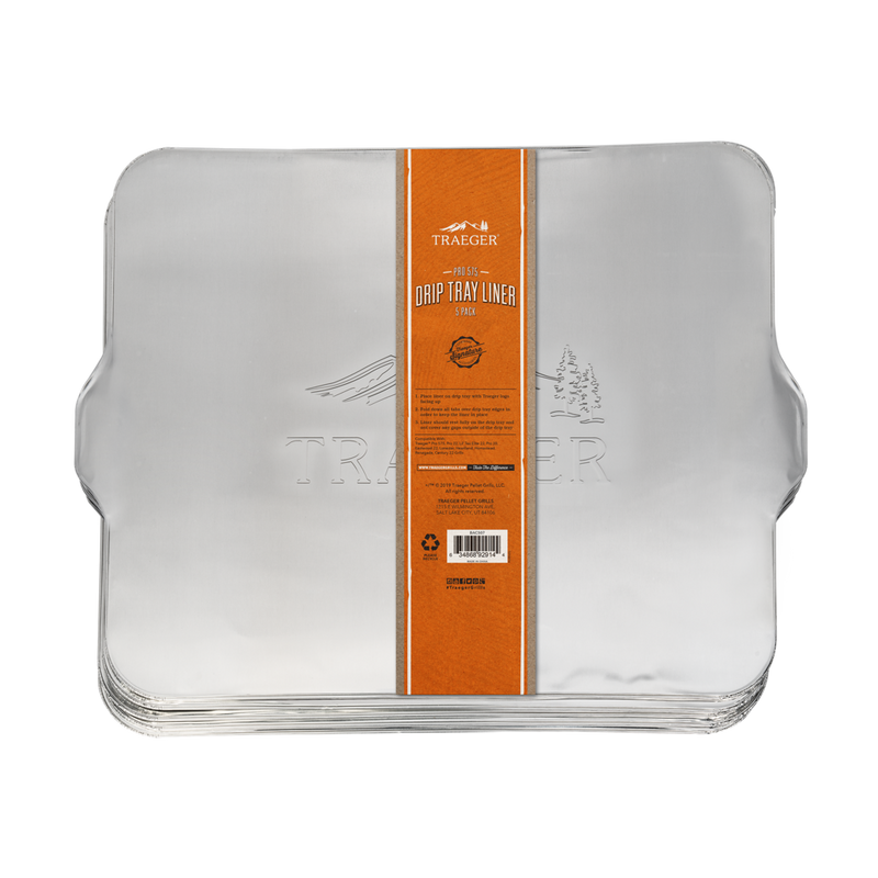 TRAEGER DRIP TRAY LINERS - 5 PACK - PRO 575 GRILL