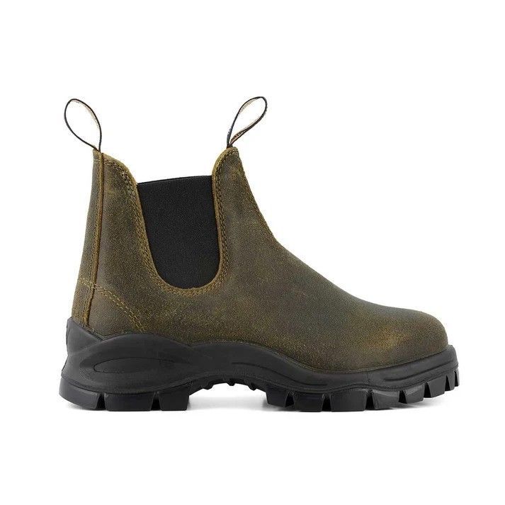 BLUNDSTONE #2322 OLIVE SUEDE LUG