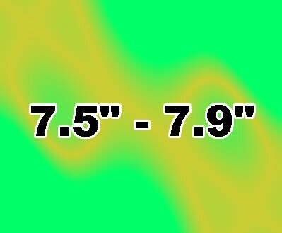 7.5" - 7.9"