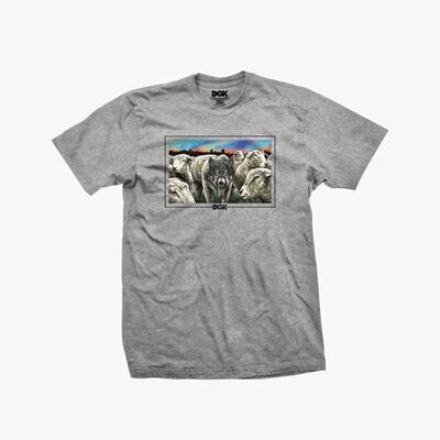 DGK Wolf T-shirt - ATH Heather