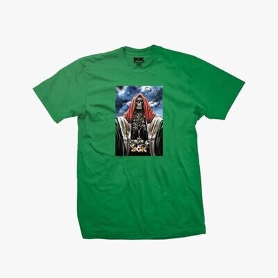 DGK Santo De La Noche T-shirt - Kelly Green