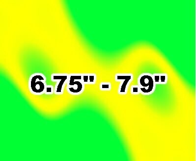 6.75"-7.9"