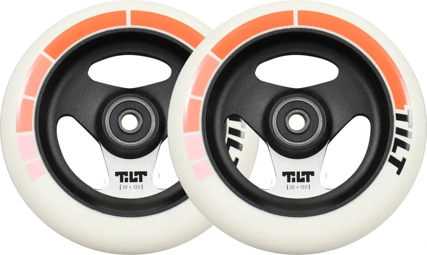 Tilt Stage I Wide Pro Scooter Wheels 120mm Red Stripe (2)