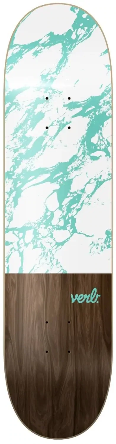 Verb Marble Dip Skateboard Deck Mint 8"