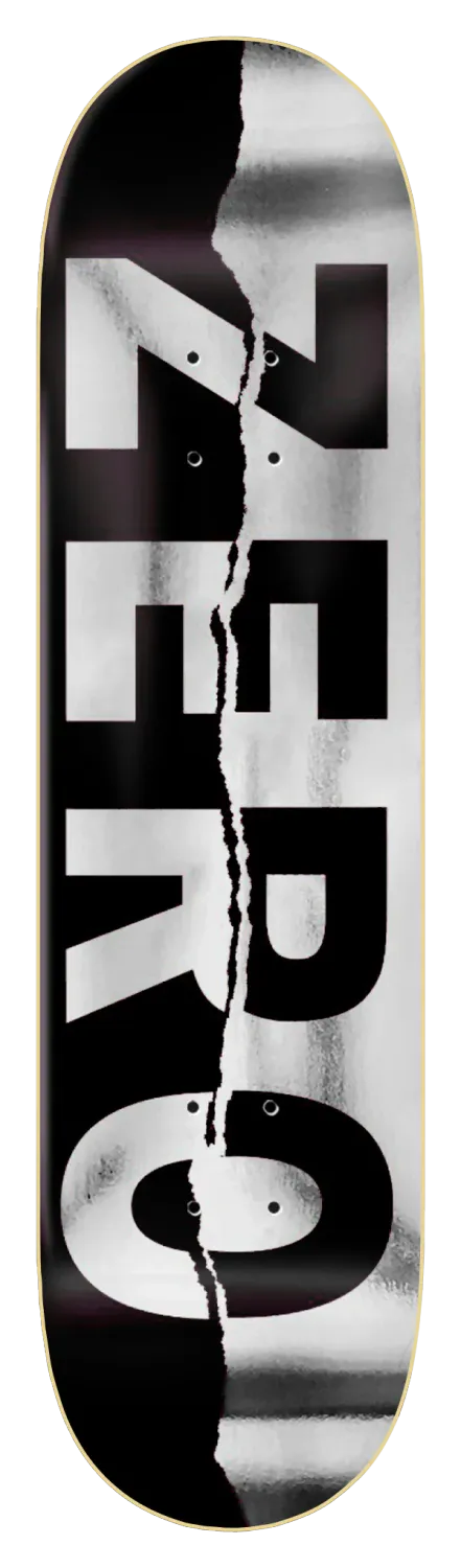 Zero Deck Ripped Army Black/Foil 8.00" Deck