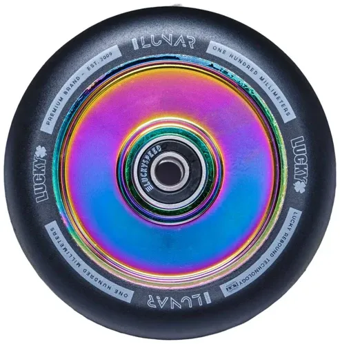 Tyro Nylon 100mm Core Scooter Wheel Black/White Flame (1)