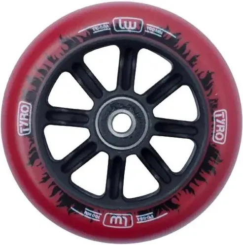 Tyro Nylon 110mm Core Scooter Wheel Black/Red  (1)