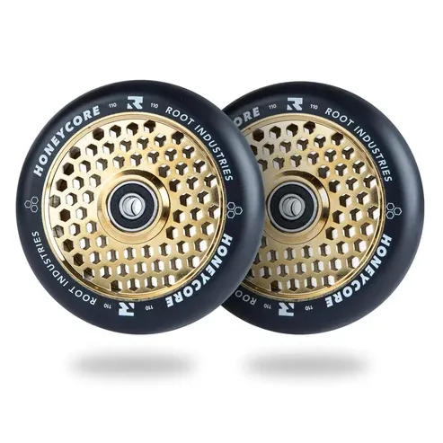 Root Industries HoneyCore 110mm Wheels - Black/Gold