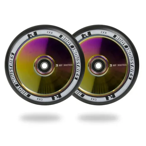 Root Industries AIR 120mm Wheels - Black/Rocket Fuel