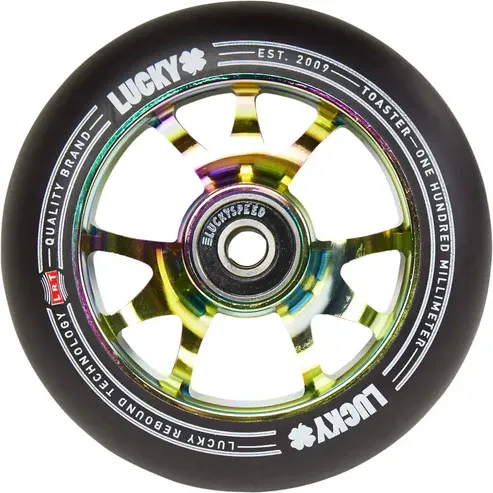 Lucky Toaster 100mm Scooter Wheel Neochrome (1)