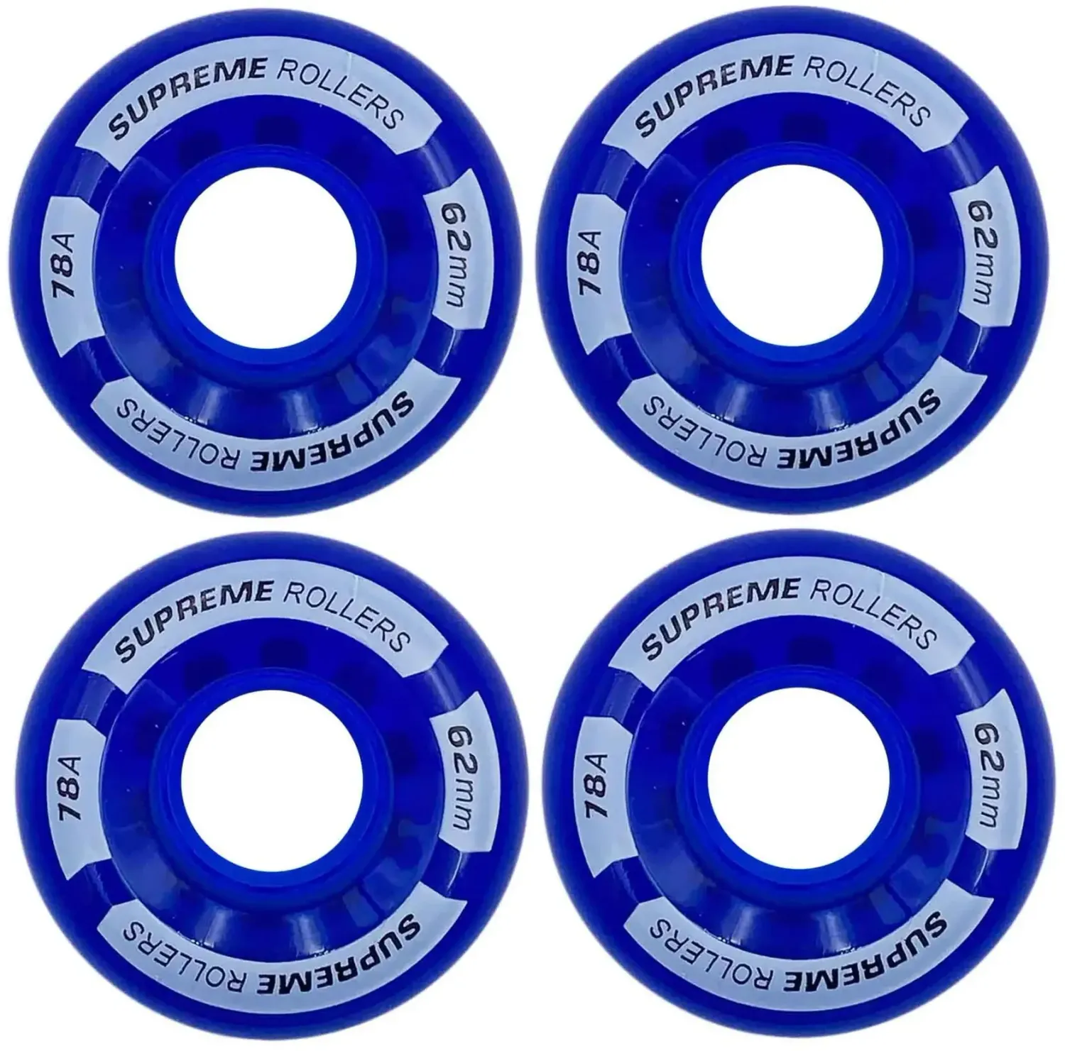 Supreme Rollers Quad Wheels 4-Pack
