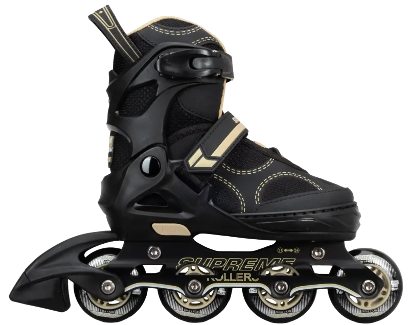 Supreme Venice Kids Inline Skates - Black/Gold Supreme Venice Kids Inline Skates - Black/Gold