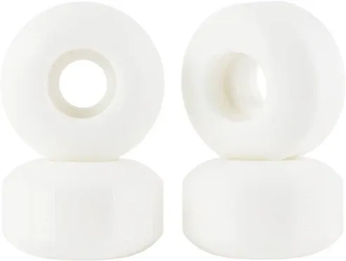 Essentials White Skateboard Wheels 4-Pack